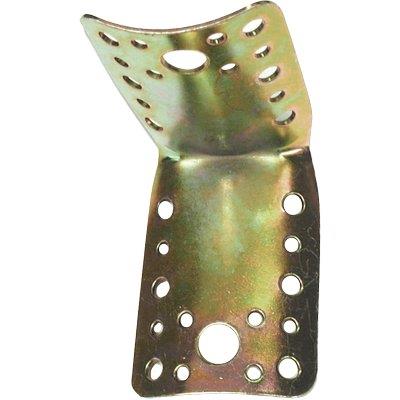 GIUNZIONE GAZEBO 90  ° TONDO 934 - ZINCATA GIALLA PALO MM 80/100 S.MM 20 MM 65X85X85- 4 pezzi