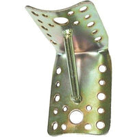 GIUNZIONE GAZEBO 90  ° TONDO + SAETTA 935 - ZINCATA GIALLA PALO MM 80/100 S.MM 20 MM 65X85X85- 4 pezzi