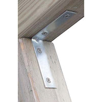 LASTRINA 4 FORI ANGOLARE - ZINCATA S.MM 2,0 CF=PZ 100 CM 10X10X1,5- 1 confezioni