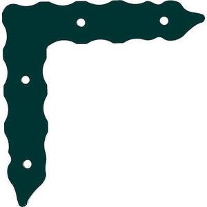 SQUADRETTA PESANTE 965  ACCIAIO VERNICIATO GHISA S.MM 5,5CM 20X20X5.5