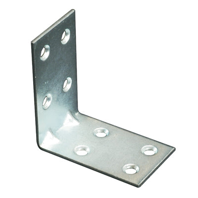 GIUNZIONE 8 FORI ANGOLARE - ZINCATA S.MM 2,0 CF=PZ 50 CM  4X4X3- 1 confezioni