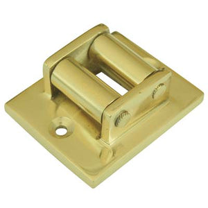 GUIDACINGHIA A RULLI FORI VERTICALI COTTALI  OTTONE LUCIDO MM 45X60