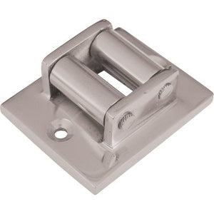 GUIDACINGHIA A RULLI FORI VERTICALI COTTALI  OTTONE CROMO SATINATO MM 45X60