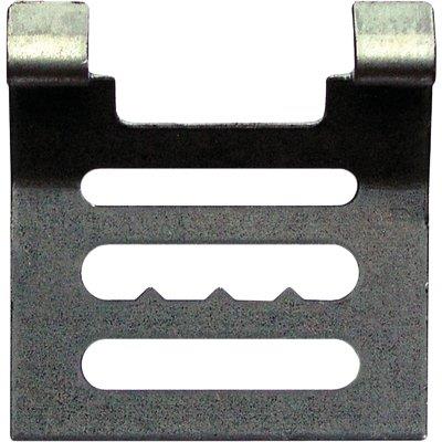 GANCIO ATTACCARULLO LAMIERA X AVVOLGIBILI - ZINCATO MM 42X42- 100 pezzi