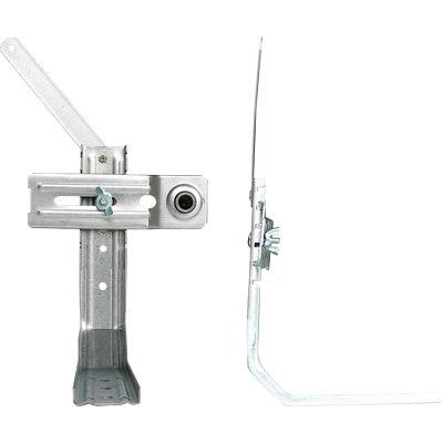 SUPPORTO X RULLO AVVOLGIBILI A SQUADRA - REGOLABILE ZINCATO MM 150X40- 5 pezzi