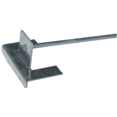 BLOCCATAPPARELLA X AVVOLGIBILI PLASTICA - ZINCATA + ASTA- 10 pezzi