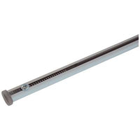 SOSPENSIONE REGOLABILE PIATTY - ACCIAIO VERN BIANCO S.OVALE D.MM 14 CM 55/90- 10 pezzi