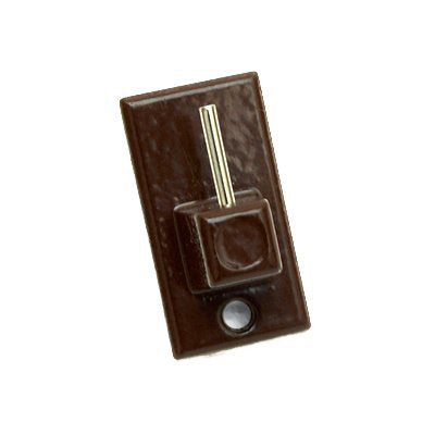 GANCIO BRIS BRIS METALLO PRONTY - MM 18X32 MARRONE CF=PZ 2- 12 confezioni