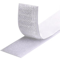 VELCRO ADESIVO TENDA MASCHIO FEMMINA  BIANCO H.CM 2 MT 25