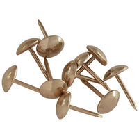 BULLETTA TAPPEZZIERE - ACCIAIO OTTONATO CF=PZ 1000 MM 9,0X15- 1 confezioni