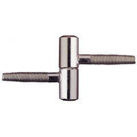 CERNIERA TIPO ANUBA - ACCIAIO NICHELATO MM 14- 25 pezzi