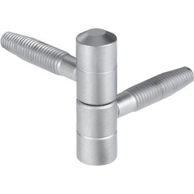 CERNIERA TIPO ANUBA 119 AGB - ACCIAIO CROMATO OPACO MM13- 4 pezzi