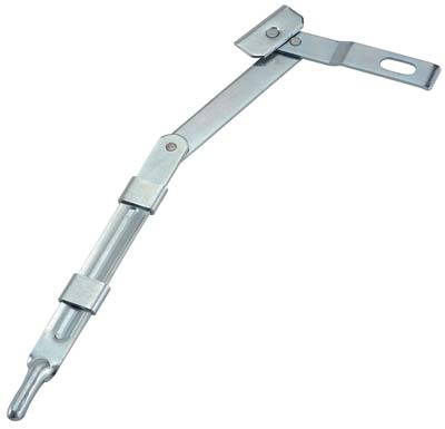 PALETTO A SALDARE A LEVA 305 COMBI - ZINCATO 2 SNODI DOPPIA GUIDA PASSANTE MM 355- 5 pezzi