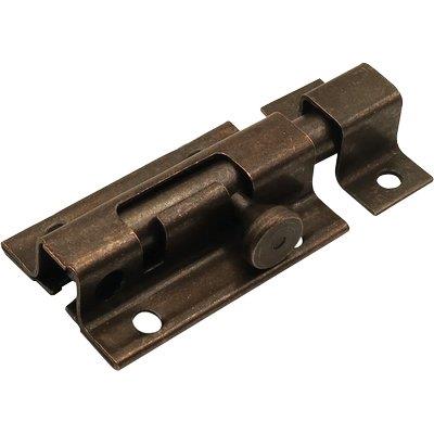 CATENACCIO PORTALUCCHETTO TONDO 15 IBFM - BRONZATO PIASTRA MM 33 CM 5/7- 10 pezzi