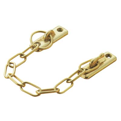 CATENELLA RITIENI IMPOSTE OTTONE LUCIDO - CM 17- 10 pezzi