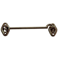 FERMAPERSIANE A GANCIO - OTTONE BRONZATO + PIASTRINA MM 120- 5 pezzi