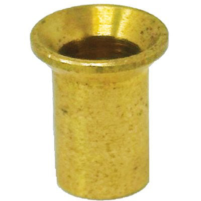 POZZETTO X ASTA CREMONESE - OTTONE LUCIDO MM  6- 10 pezzi