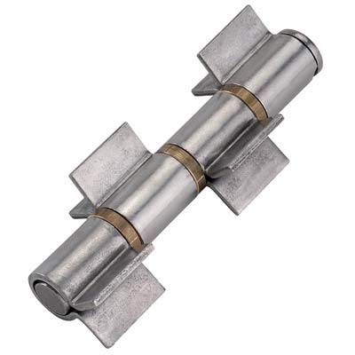 CERNIERA 4 ALI APERTE A SALDARE 135 COMBI - PERNO SFILABILE E RONDELLE OTTONE MM 180- 4 pezzi