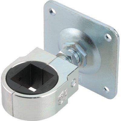 CARDINE A SALDARE MATRIX + PIASTRA 848 COMBI  ZINCATO REGOLABILE M22 X TUBOLARE MM 35X35