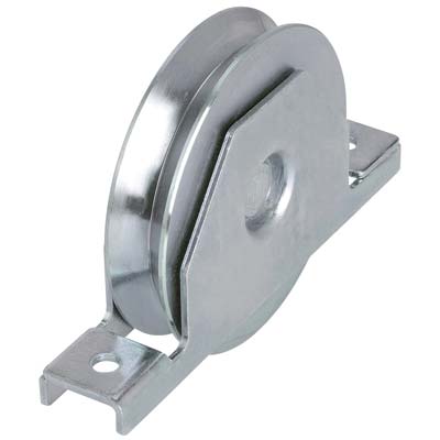 RUOTA CANCELLO A SALDARE GOLA V 427 COMBI  ZINCATA SUPPORTO INTERNO + CUSCINETTO MM 120