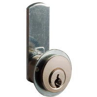 SERRATURA A CILINDRO LEVA DRITTA 21 MERONI - OTTONE CROMATO F.MM 16 L.MM 16- 5 pezzi