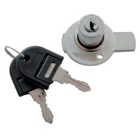 SERRATURA A CILINDRO X ANTINE MERONI - PLASTICA BIANCA MM 38 CILINDRO MM 17X20- 5 pezzi