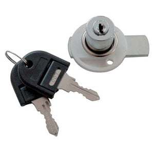 SERRATURA A CILINDRO X ANTINE MERONI - PLASTICA BIANCA MM 38 CILINDRO MM 17X20- 5 pezzi