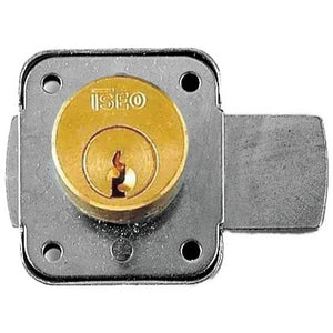 SERRATURA A CILINDRO X ANTINE 108214 ISEO  OTTONE MM 40 CILINDRO MM 22X20 SX