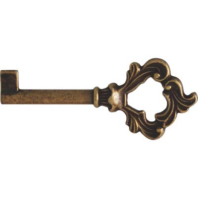 CHIAVE MOBILI H/1001 - ZAMA BRONZO SFUMATO MM 70- 10 pezzi