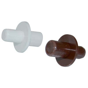 MENSOLINA REGGIPIANO A INFILARE PLASTICA - D.MM 5/6 MARRONE- 1000 pezzi