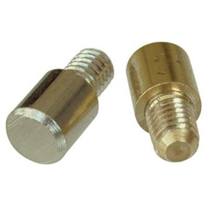 MENSOLINA REGGIPIANO TONDA TORNITA OTTONE - LUCIDO MM 7X8 + PERNO M5- 500 pezzi