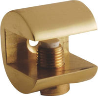 REGGIVETRO A MORSETTO COTTALI - OTTONE LUCIDO D.MM 23 S.VETRO MAX MM 10- 4 pezzi