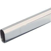 TUBO ARMADIO OVALE CROMATO  ACCIAIO SALDATO MM 30X15 MT 2,1