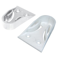 REGGITUBO ARMADIO TONDO LATERALE PLASTICA - BIANCO TUBO MM 18- 200 pezzi