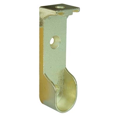 REGGITUBO ARMADIO OVALE LATERALE A SOFFITTO - ZAMA OTTONATO TUBO MM 30X15- 20 pezzi