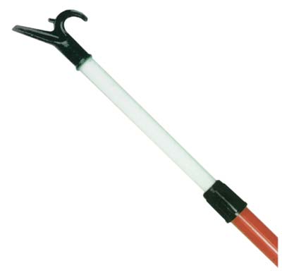 ASTA PRENDIABITI TELESCOPICA - ACCIAIO PLASTICATO H CM 80/150- 5 pezzi