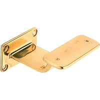 SUPPORTO X CORRIMANO BASE RETTANGOLARE - OTTONE LUCIDO- 2 pezzi