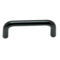 MANIGLIETTA ZAMA X MOBILI - NERO I.MM 64- 10 pezzi