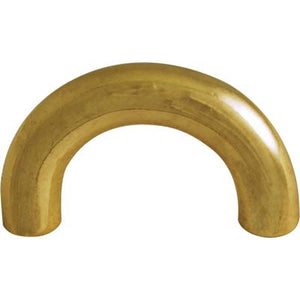 MANIGLIETTA ZAMA X MOBILI - OTTONE LUCIDO I.MM 32- 10 pezzi