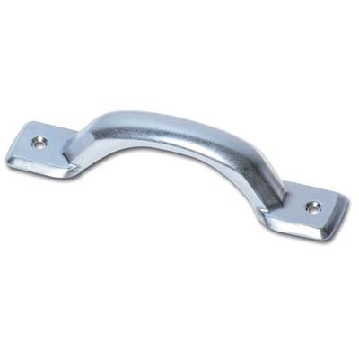 MANIGLIETTA ACCIAIO X MOBILI - NICHELATO IMBUTITA I.MM 140- 10 pezzi