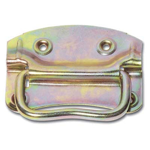 MANIGLIA AMERICANA X BAULE - ACCIAIO OTTONATO MM  90X65- 12 pezzi