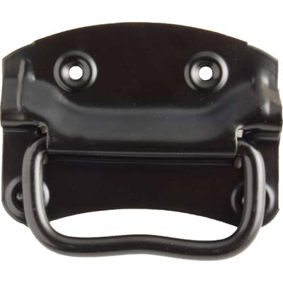 MANIGLIA AMERICANA X BAULE - ACCIAIO NERO I.MM 110X85- 12 pezzi