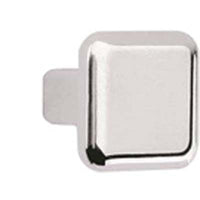 POMOLO ZAMA QUADRO 2303 METALSTYLE - CROMO LUCIDO MM 20X20- 10 pezzi