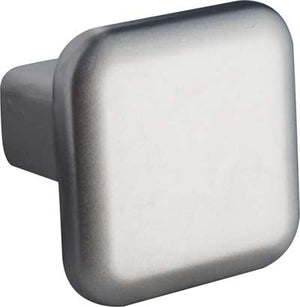 POMOLO ZAMA QUADRO 2303 METALSTYLE - CROMO OPACO MM 20X20- 10 pezzi