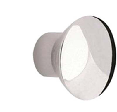 POMOLO ZAMA SFERA PIANA 2401 METALSTYLE - CROMO LUCIDO MM 24X24- 10 pezzi