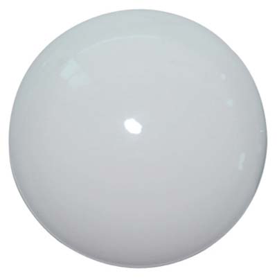 POMOLO LEGNO LISCIO - LACCATO BIANCO + VITE MM 20/30X30- 10 pezzi