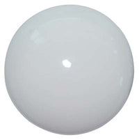 POMOLO LEGNO LISCIO - LACCATO BIANCO + VITE MM 26/36X33- 10 pezzi