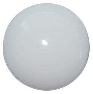 POMOLO LEGNO LISCIO - LACCATO BIANCO + VITE MM 26/36X33- 10 pezzi