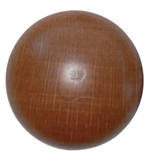 POMOLO LEGNO LISCIO - NOCE CHIARO + VITE MM 26/36X33- 10 pezzi