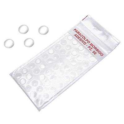 PARACOLPI ADESIVO - SILICONICO MM 10X3 CF=PZ 50- 30 confezioni